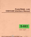 Southwestern-Southwestern Prototrak LX2 CAD/CAM Interface thru RS 232 Port Computer Manual-LX2-RS232-01